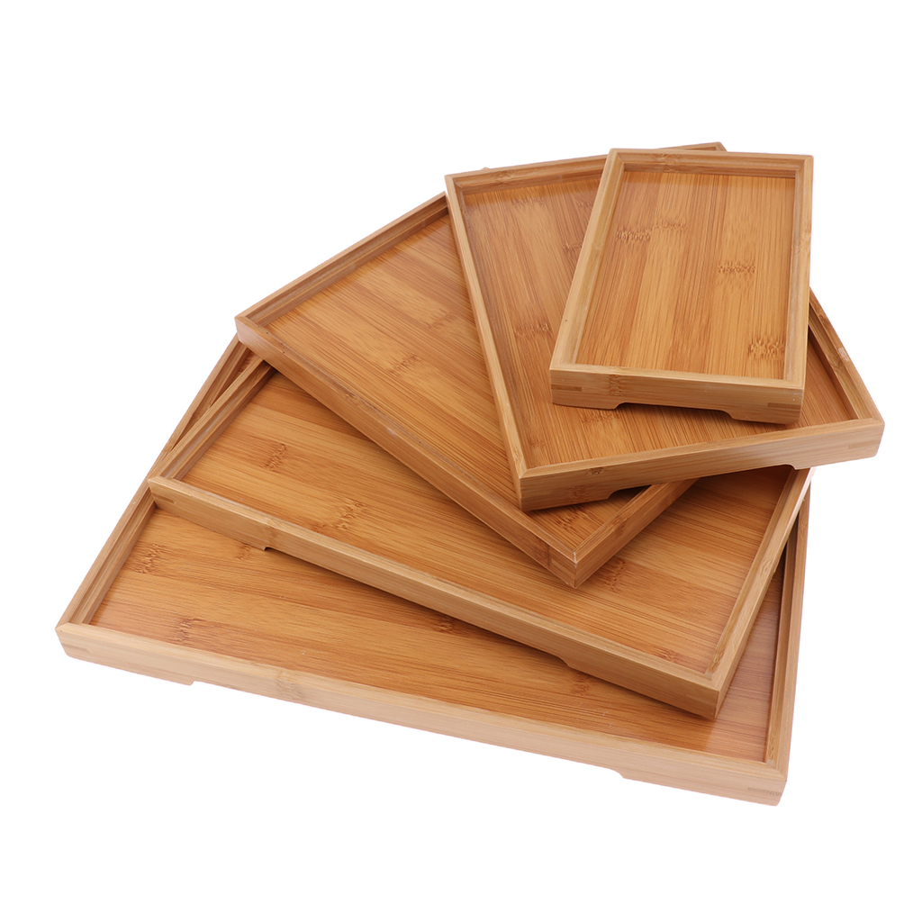 Title 3, Bamboo Tea tray, Bamboo And Wood Tray, Binaural...