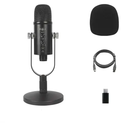 JIY Condenser Microphone Anchor Live K Song Recording Tuning