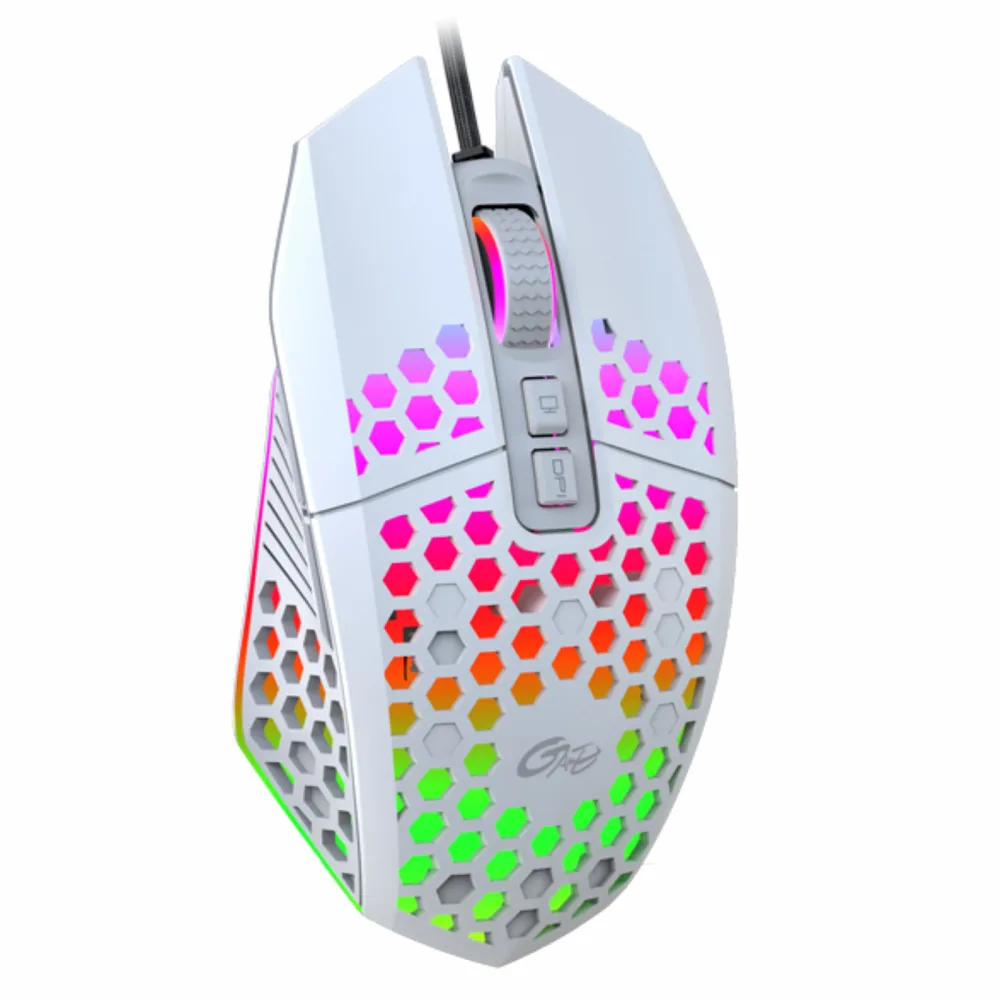 X801 Wired Mouse Hole Hollow Luminous Desktop Computer Notebook