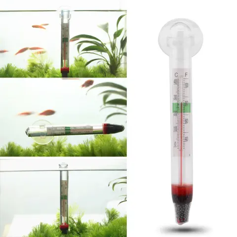 Aquarium Fat Thermometer Fish Water