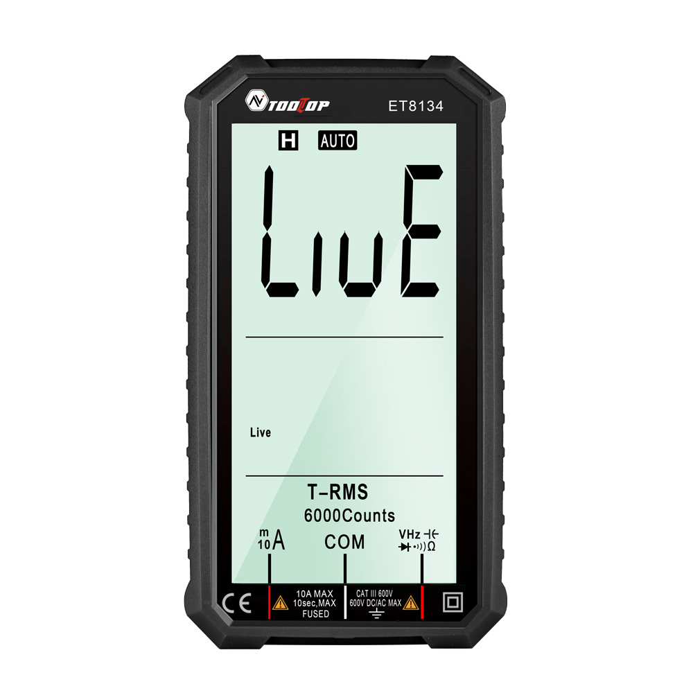 Intelligent All-round Multimeter With Color Change Alarm Function