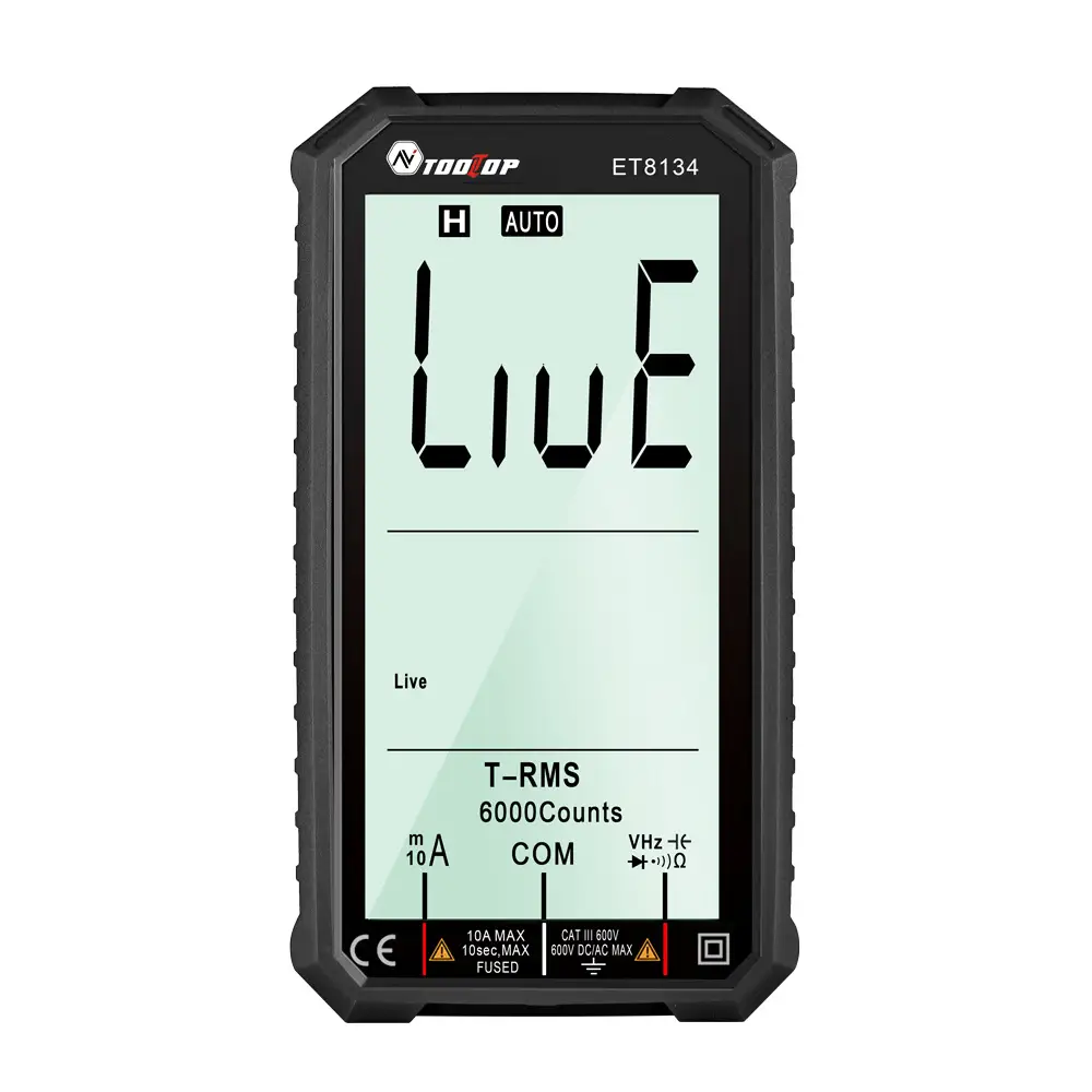 Intelligent All-round Multimeter With Color Change Alarm Function