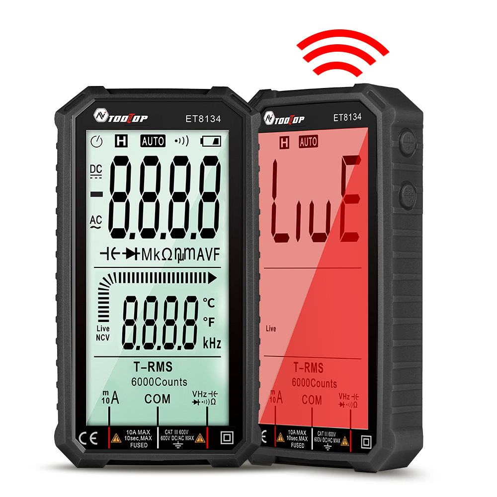 Intelligent All-round Multimeter With Color Change Alarm Function