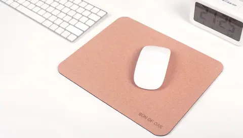 Cork Portable Mouse Pad Office Supplies Pad
