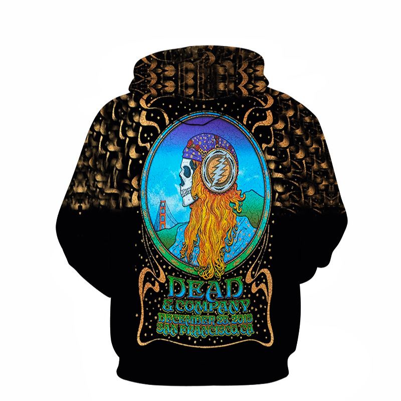 Title 2, 3D Digital Printing Couples Pullover Hoodie