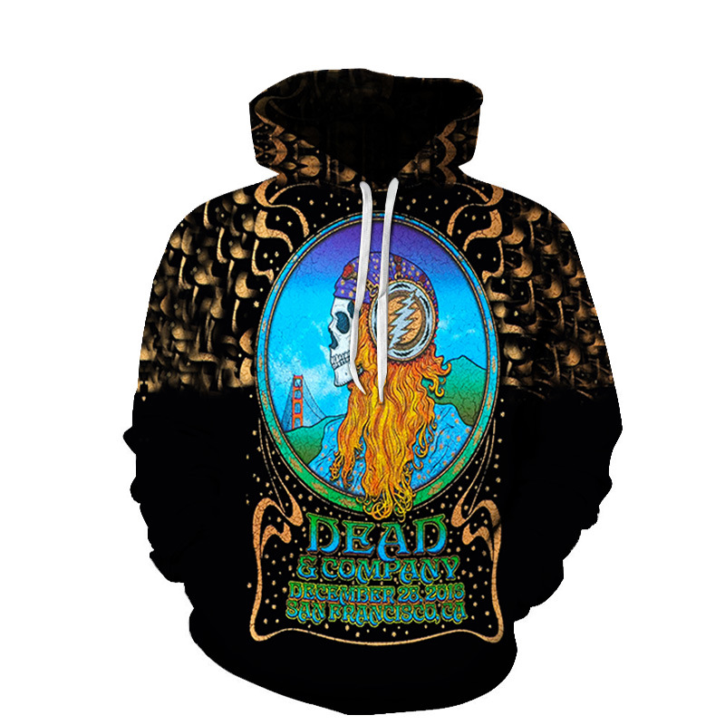 3D Digital Printing Couples Pullover Hoodie