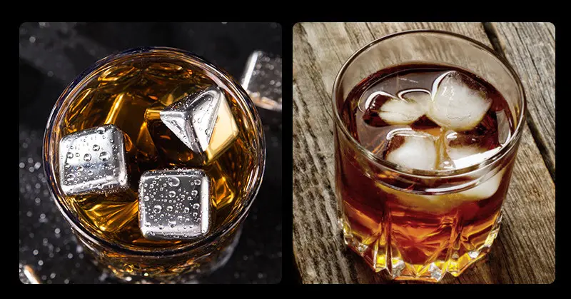 Stainless Steel Beverage Wine Beer Whiskey Ice Stone Bar