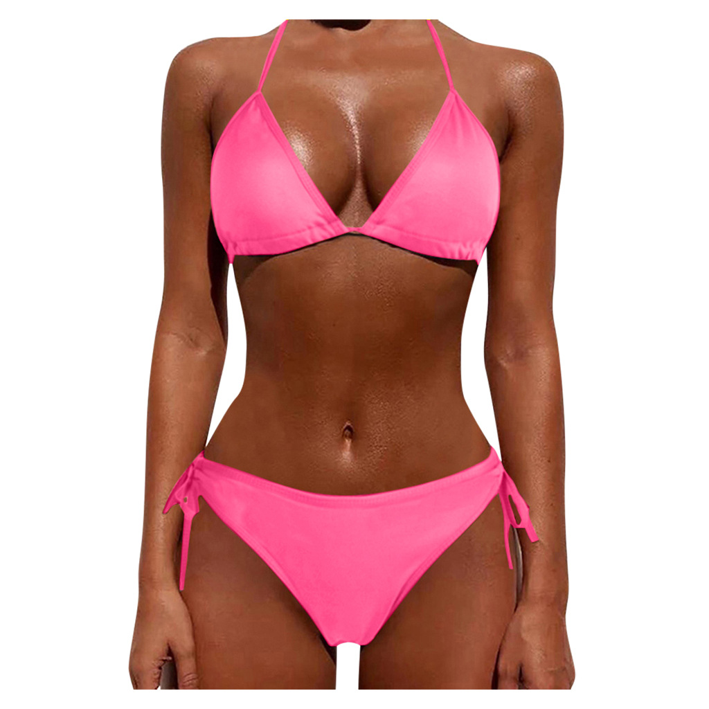 Title 6, Tie Bikini Sexy Swimsuit Two-Piece Bikini Set