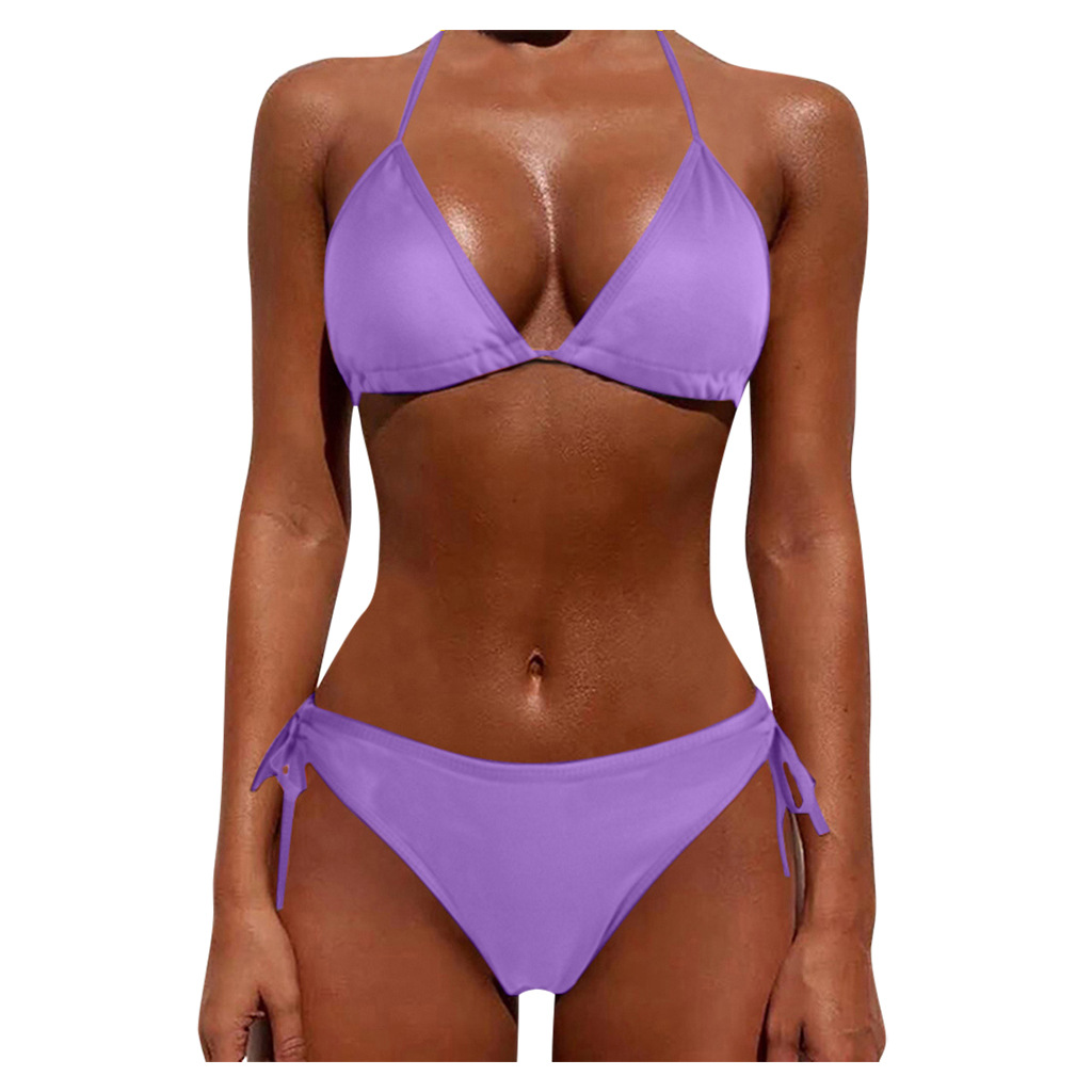 Title 8, Tie Bikini Sexy Swimsuit Two-Piece Bikini Set