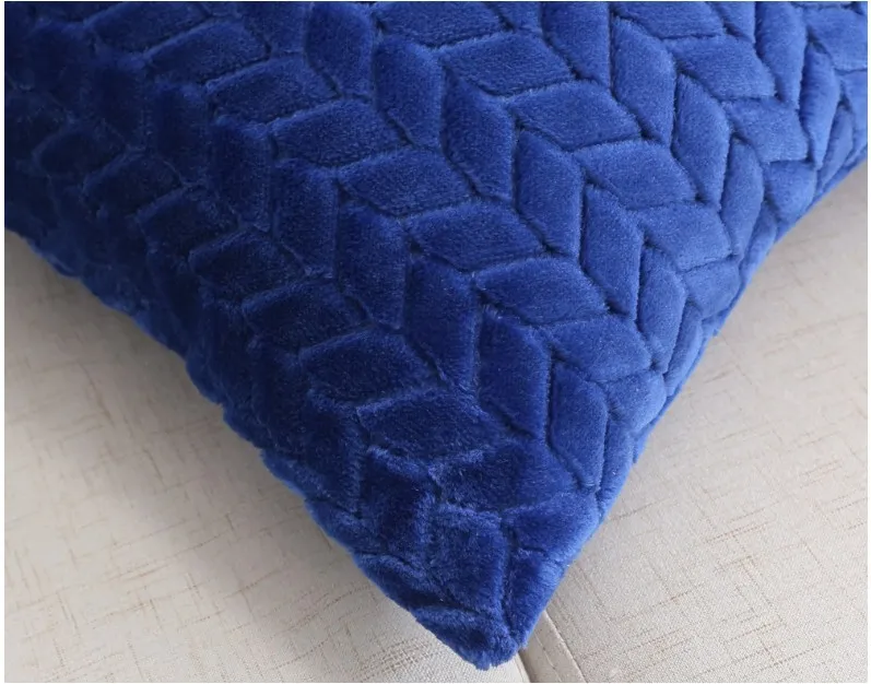 Flannel Solid Color Throw Pillow Sofa Cover Cushion Cover Nordic Style Simple Style – image 10