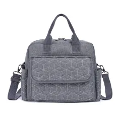 Casual Women's Shoulder Bag Messenger Bag Large Capacity Mother And Baby Bag Female Bag - Gray - View 1