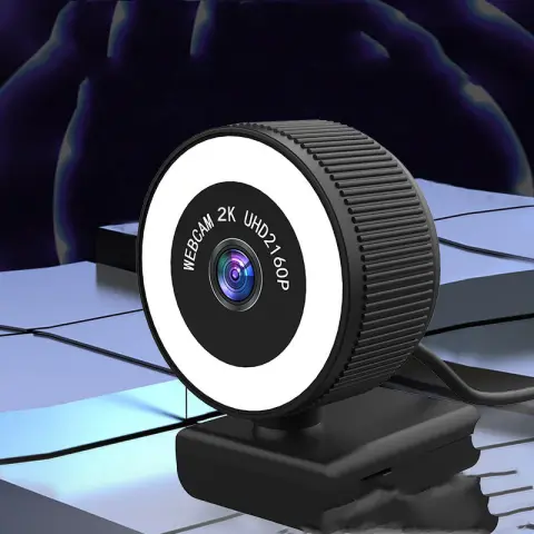 Streaming Camera Webcam Microphone Web Cam 1080p 2K Autofocus