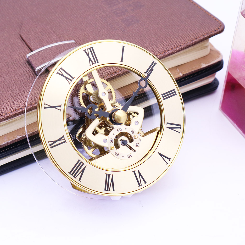 See-Through Clock Movement Gear Movement Crystal