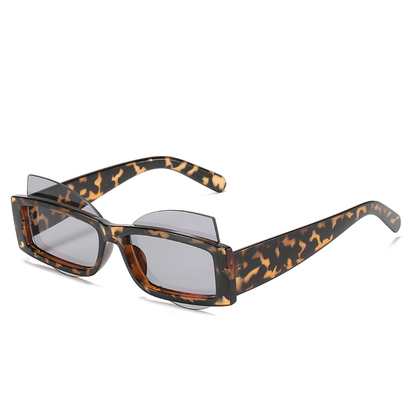 Leopard frame gray piece