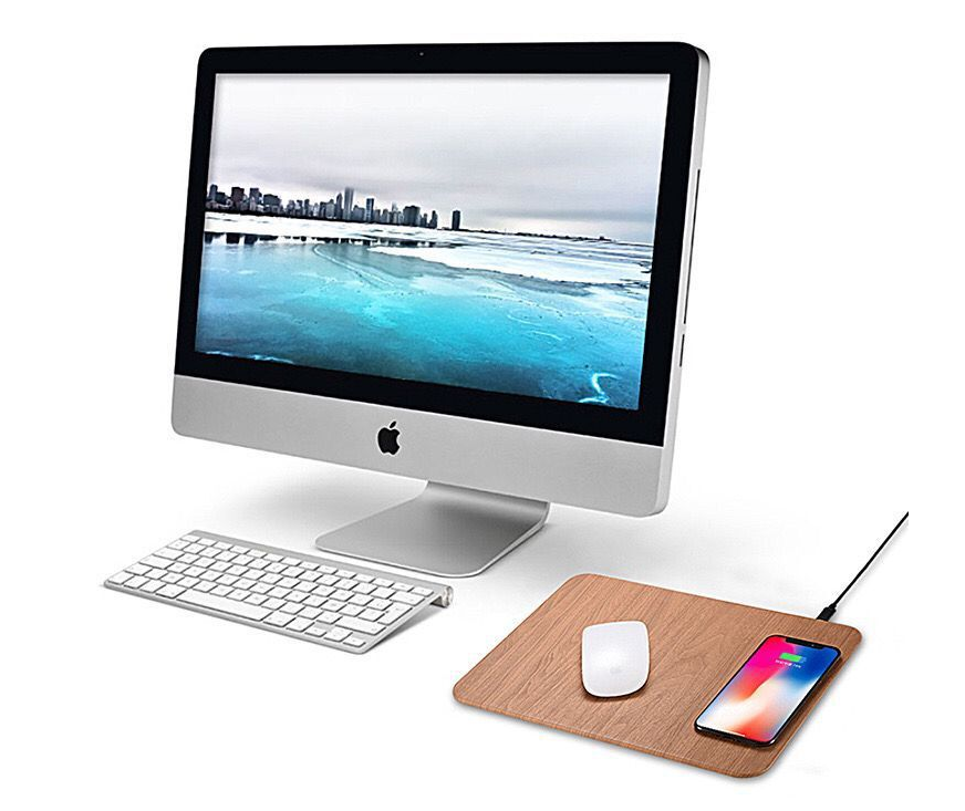 Creative Wireless Charging Mouse Pad With Usb Charger Gaming Office Computer Mouse Pad