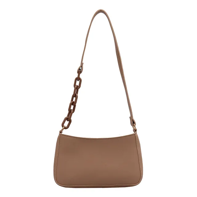 Spring And Summer Candy Color Texture Dumpling Bag Ins Wild Texture One Shoulder Portable Underarm Bag Khaki - Shop at LoveMi