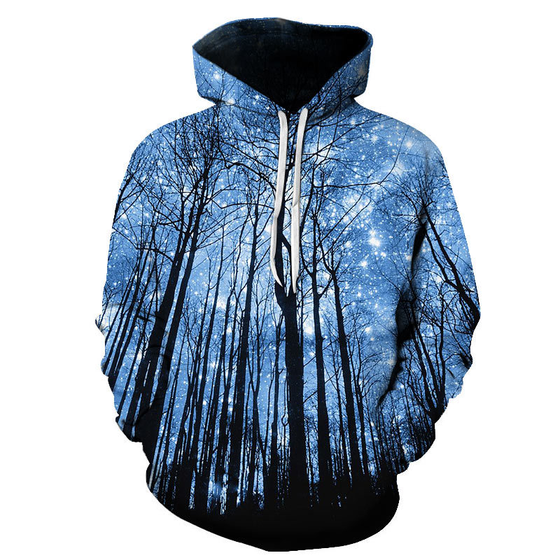 Title 2, Lockerer Sternenhimmel-Pullover mit 3D-Digitald...