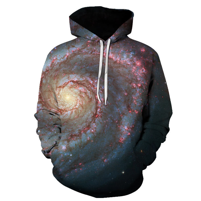 Title 3, Lockerer Sternenhimmel-Pullover mit 3D-Digitald...