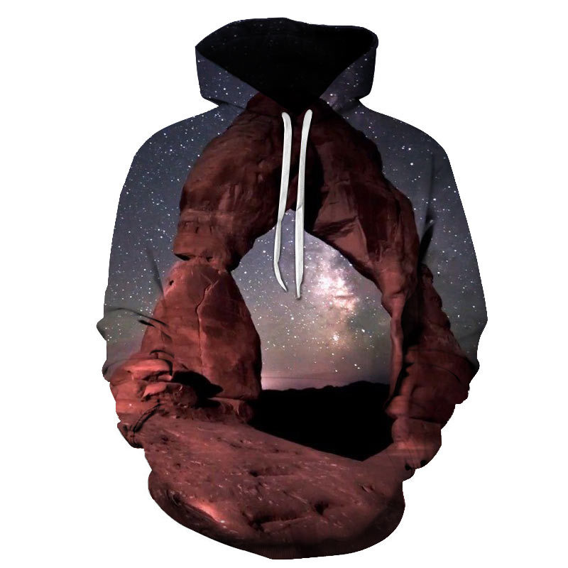 Title 8, Lockerer Sternenhimmel-Pullover mit 3D-Digitald...