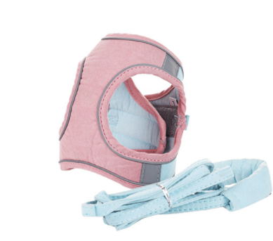 Breathable Traction Rope, Cat Walking Artifact, Reflective Comfort At Night, Soft Tractor Pet Pink - Shop at LoveMi