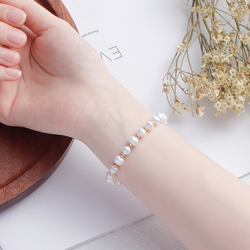 Water Pearl Bracelet Exquisite Stars And Moon