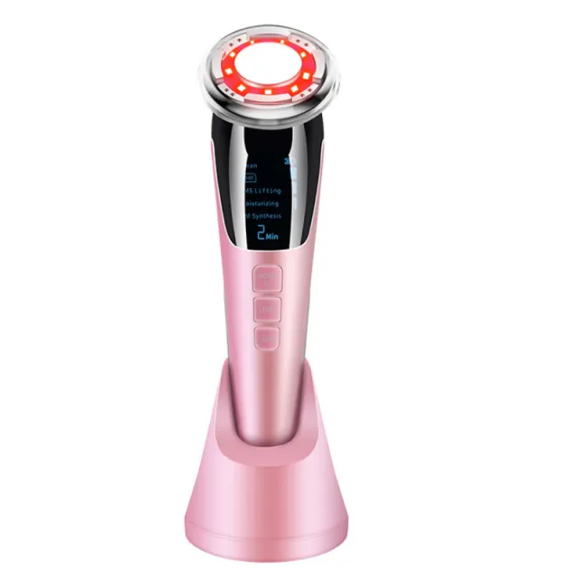 Cold And Hot Color Photoelectron Lead In Instrument, Facial Massage And Beauty Instrument Pink - Shop at LoveMi