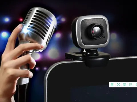 Computer Camera with Microphone