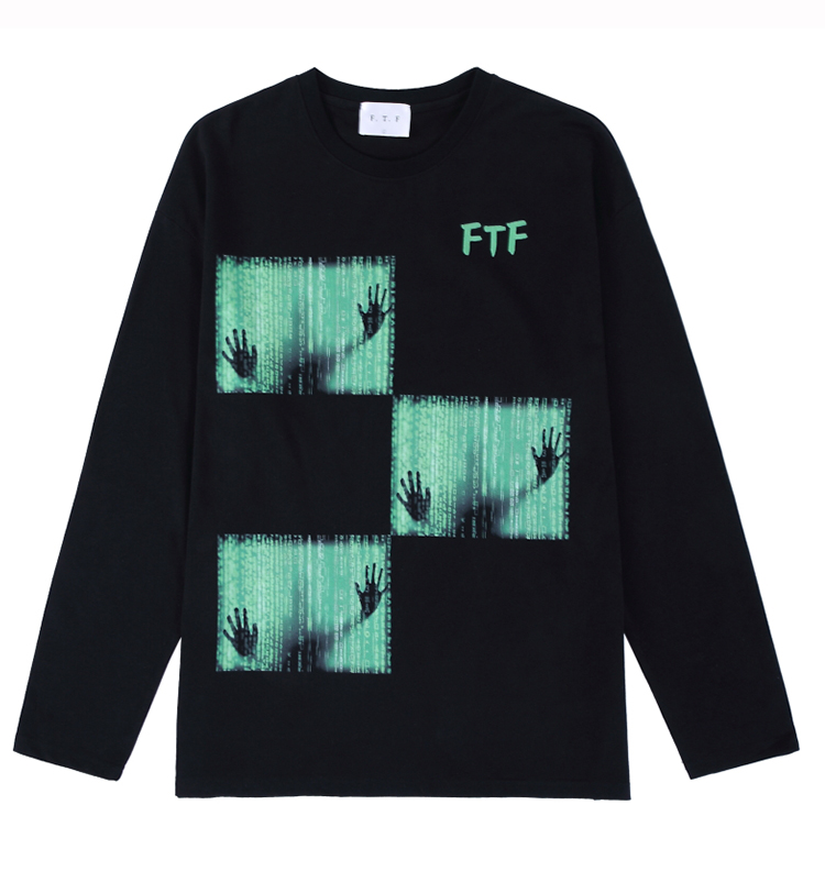 Title 10, Internet Prisoner Green Ghost Hand Long-Sleeved...