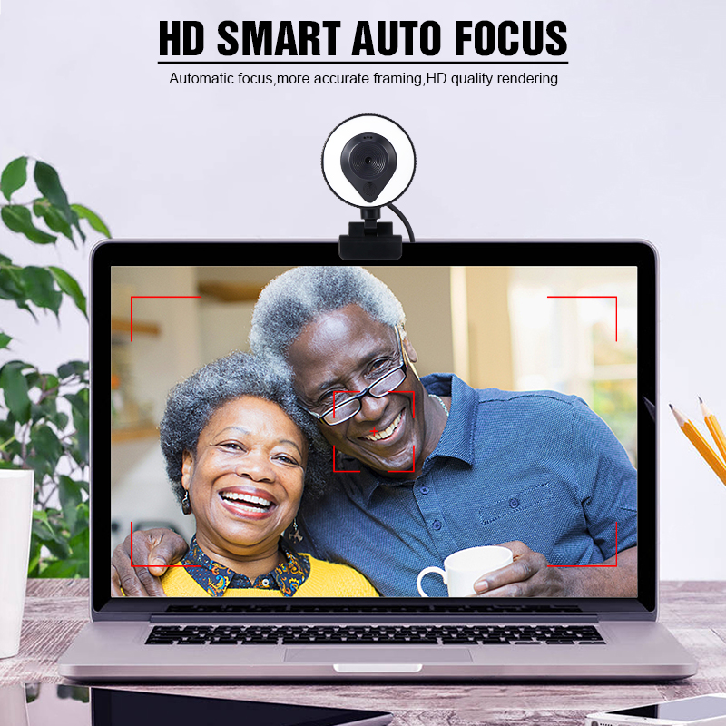 2K Touch Computer Camera Usb Live Hd Computer Camera Fill Light Camera