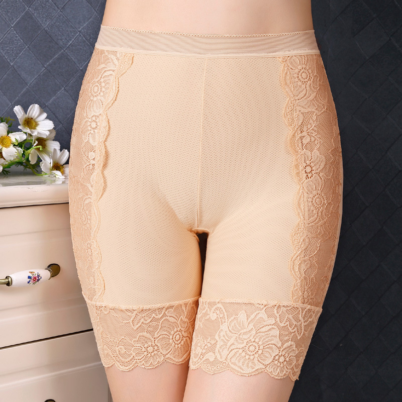 Title 7, Safety Pants Sexy Lace Side High Waist Anti-Empty