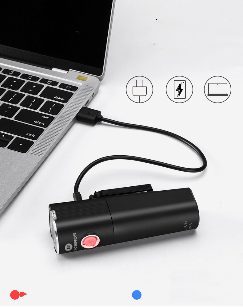 Bicycle Light Front Light Night Riding Rechargeable Glare Flashlight Mountain Road Bike Riding Equipment