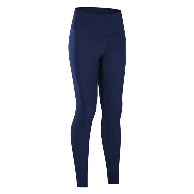 Sensual Yoga Pants Women'S High Waist Hips Running Tight Elastic Feet - Blue