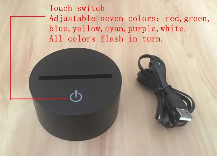 Puzzle Horse 3D Light, Colorful Touch LED Vision – image 6