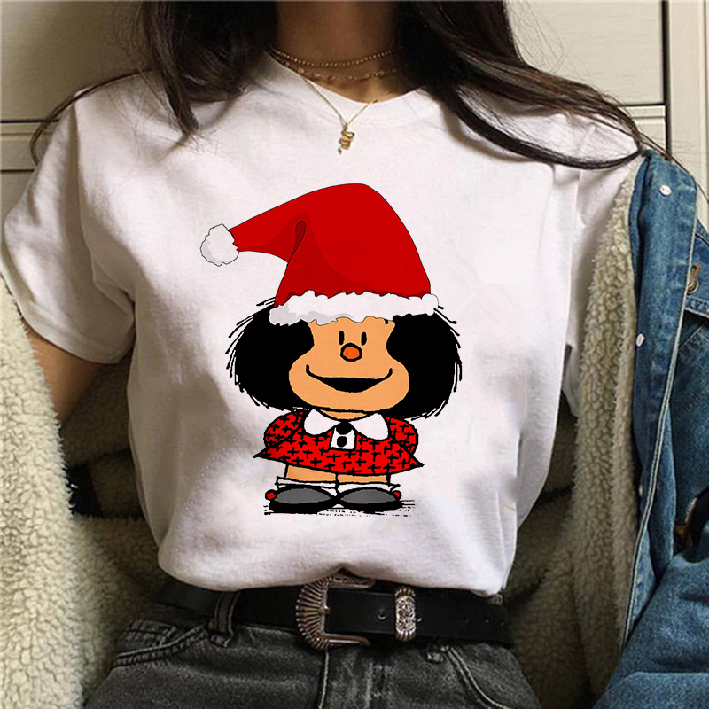 Title 10, Fashion Cartoon Cute Little Girl Print Round Ne...