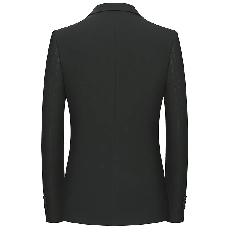 One Button Small Suit Men's Korean Style Slim And Non-Iron Suit