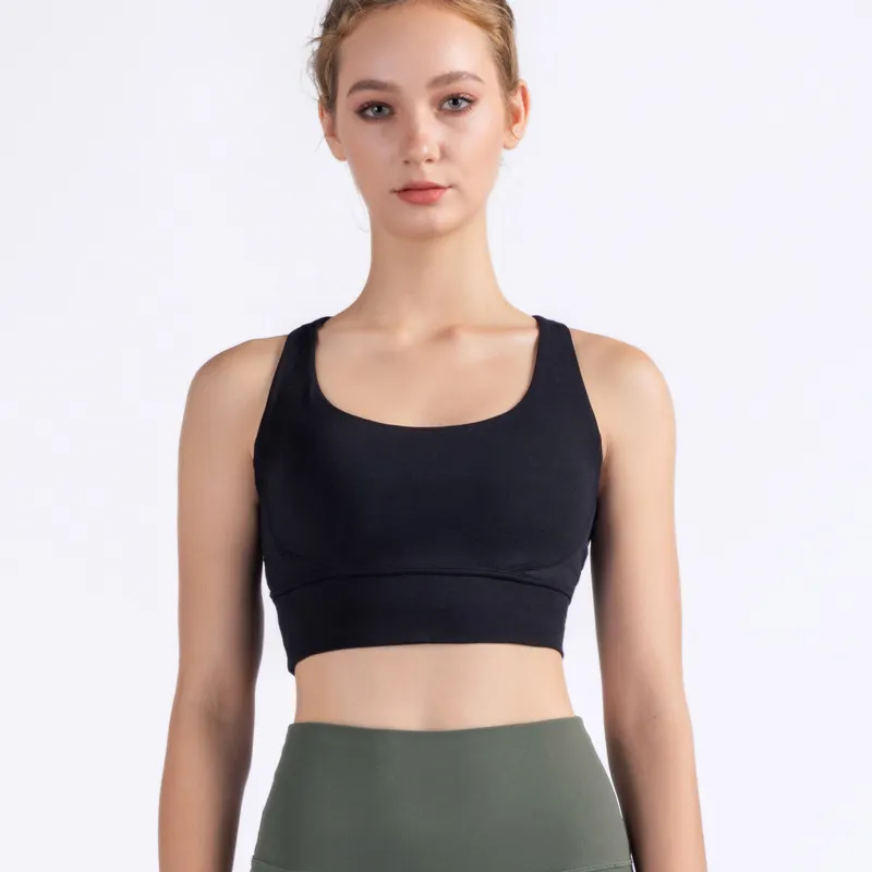 High Waist Sports Slim Fitness Yoga Pants - Black Top