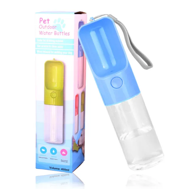 Pet Outdoor Water Cup Dog Outdoor Water BottlePet Outdoor Accompanying Cup Blue - Shop at LoveMi