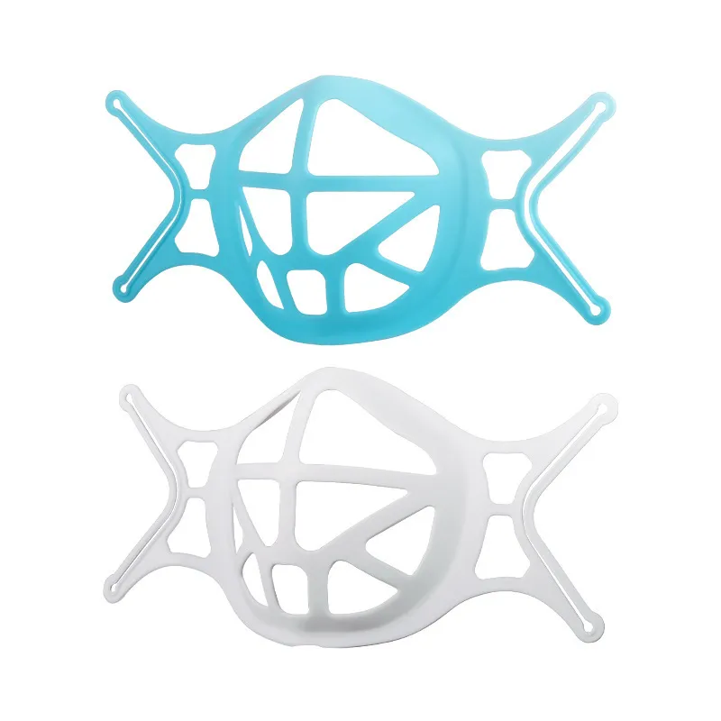 Disposable Mask Holder Inner Support Silicone Buckle Support Frame - Blue Tpe