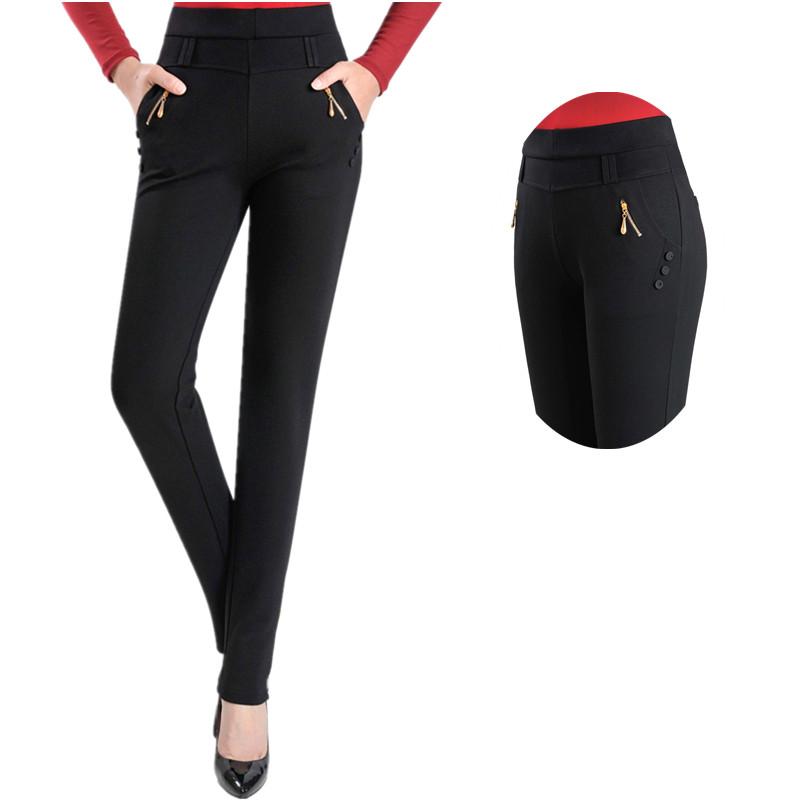 Slim Trousers Plus Size Casual Pants Spring