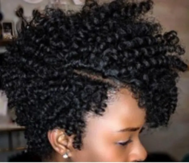 Wig Female Small Curly Explosive Headgear African Wig Black Sending Net - Shop at LoveMi