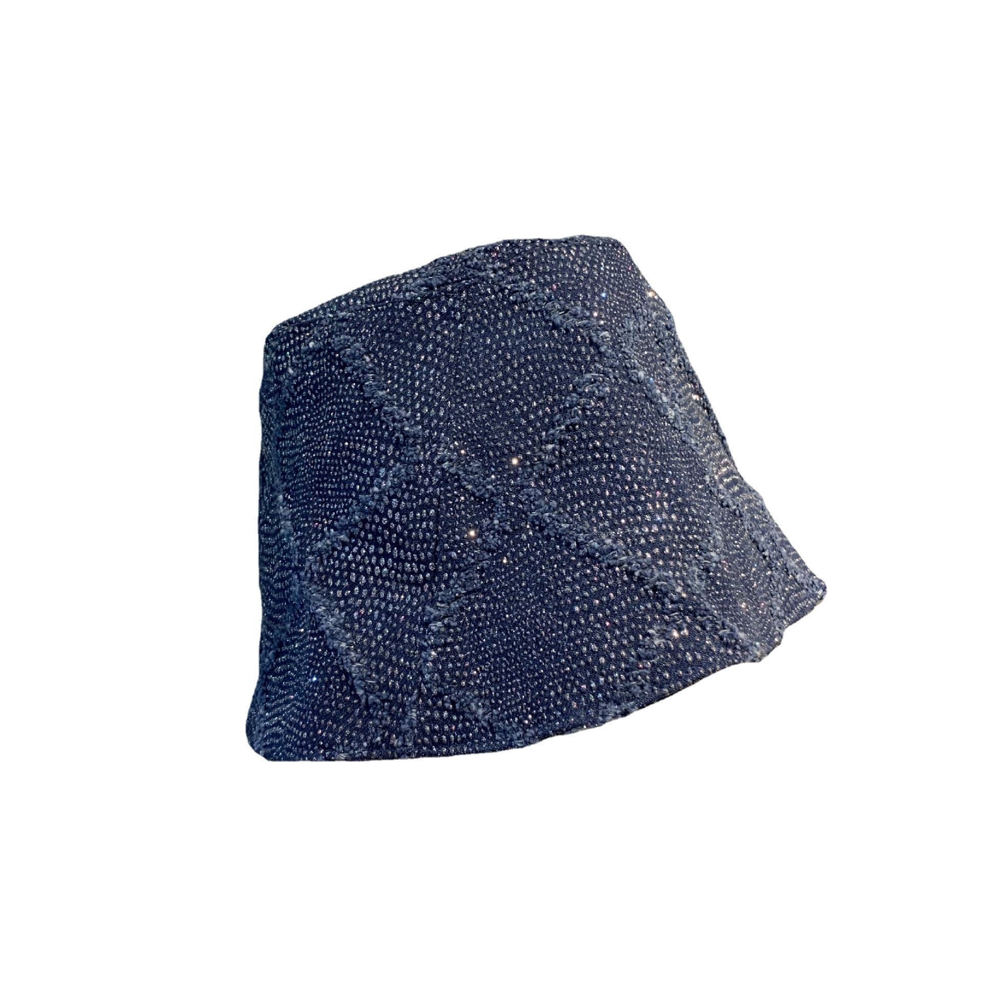 Rhinestone Solid Color Fisherman Hat