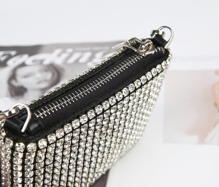 Title 6, Net Red Lipstick Rhinestone Bag Spring Summer N...