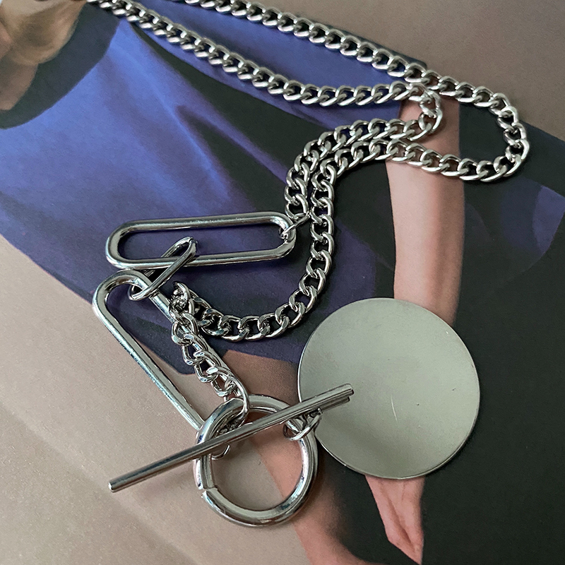 Necklace Titanium Steel Pendant Men's Chain Pendant Accessories Clavicle Chain