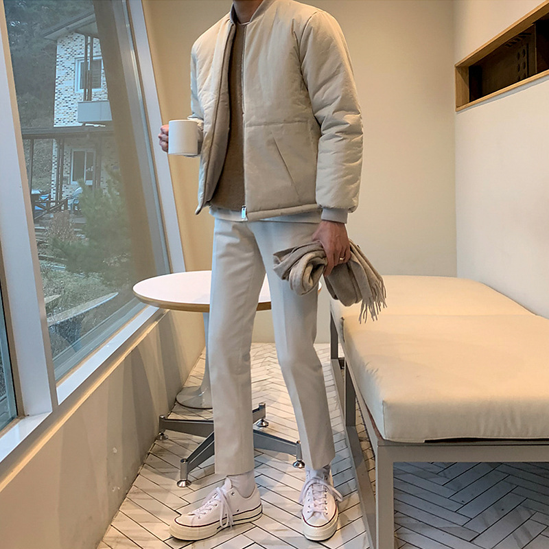 Double Zipper Design For Cotton Jacket