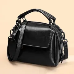 LAORENTOU Women Simply Crossbody Bag For Solid Colour Shoulder Messenger Bag Lady Chain Travel Small Handbag Mothers Day Gi - Black - View 1