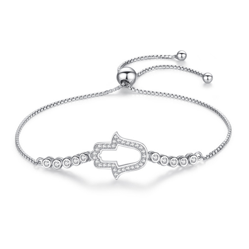 S925 Sterling Silver Palm Bracelet