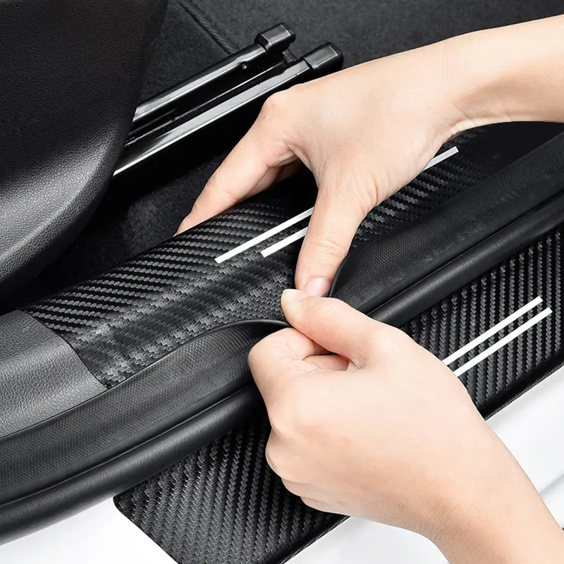 Leather Door Sill Strip Anti-stepping Decorative Stickers