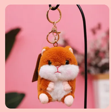 Cute Cute Chicken Groundhog Pendant Plush Toy Brown - Shop at LoveMi