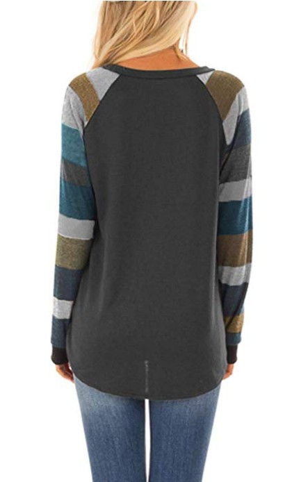 Nula - Stripe Long Sleeve Sweater