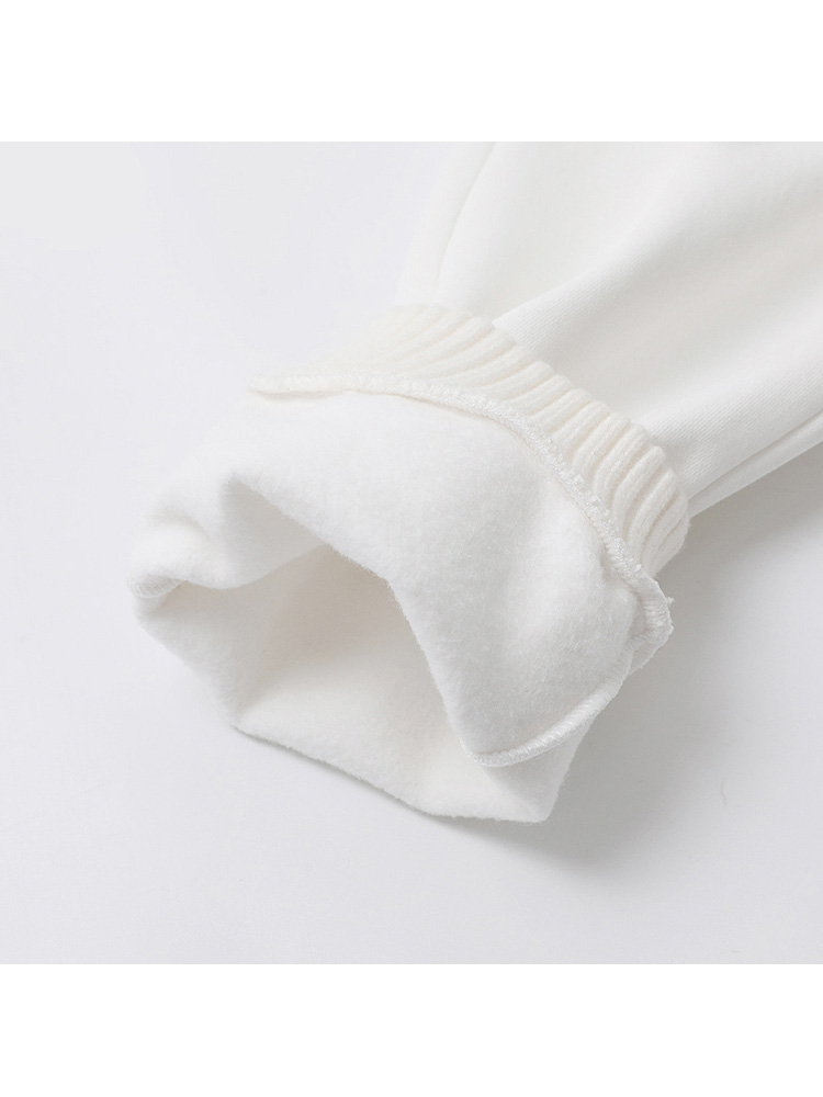 High Waist Loose Plus Velvet Padded Waist Pants